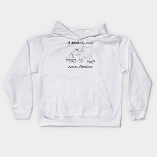 a mothers love Kids Hoodie